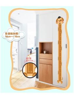 Наклейка пластик интерьерная цветная ростомер 