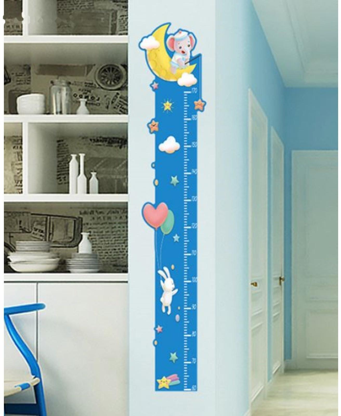 Наклейка пластик интерьерная цветная ростомер 