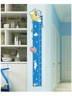 Наклейка пластик интерьерная цветная ростомер 