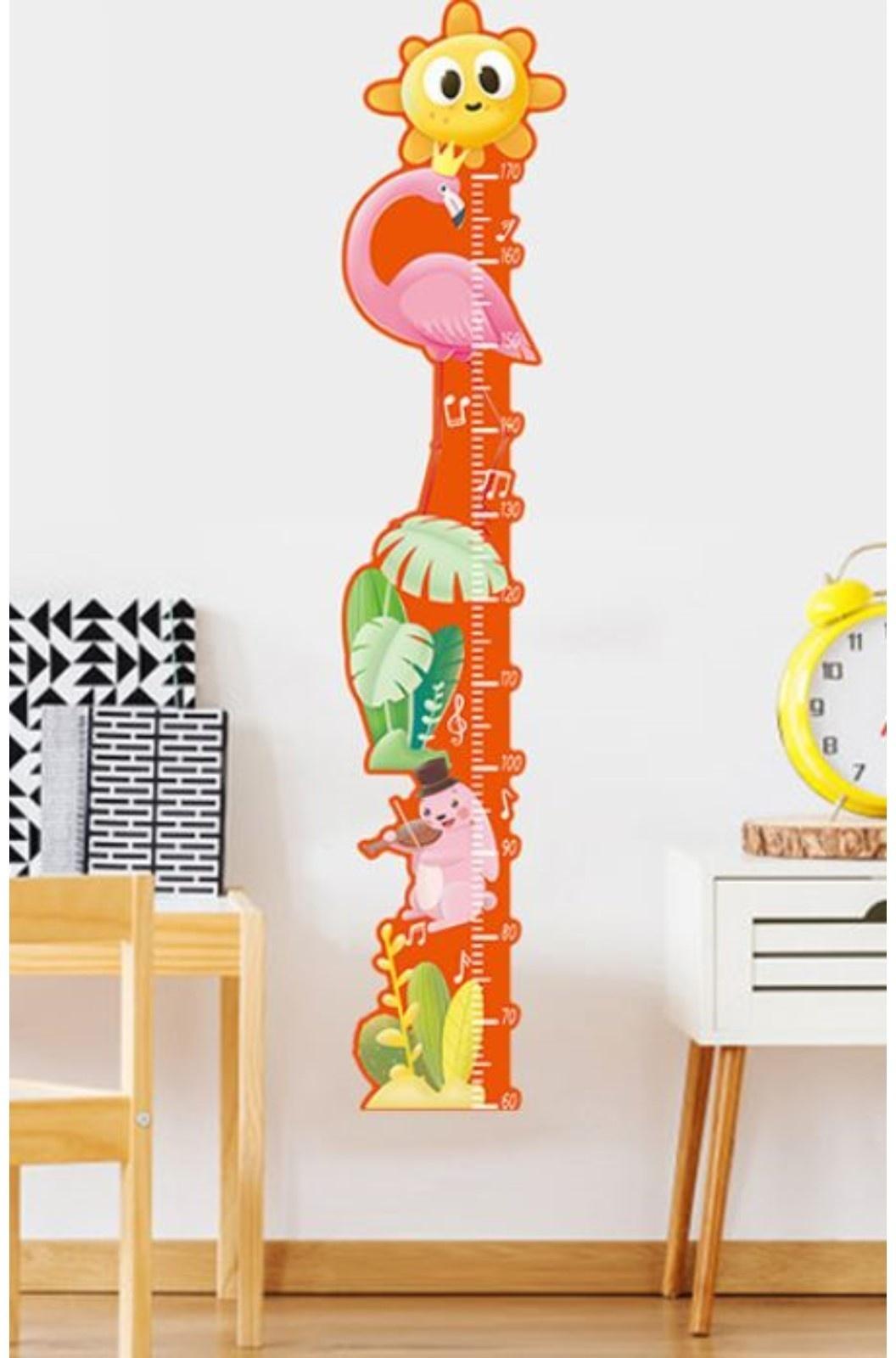 Наклейка пластик интерьерная цветная ростомер 