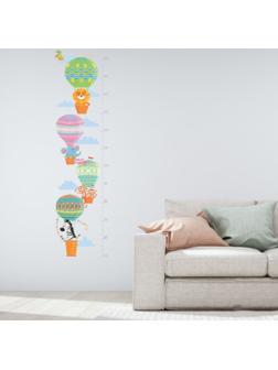 Наклейка пластик интерьерная цветная ростомер 