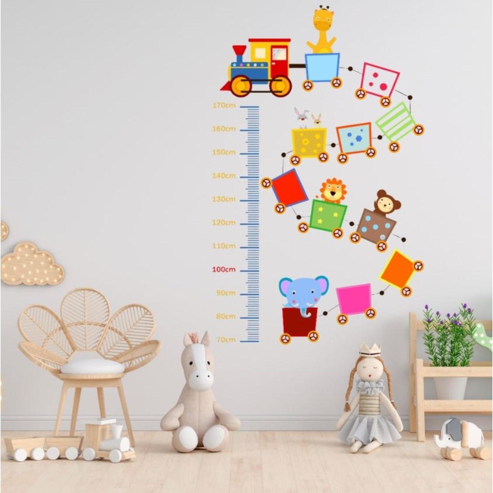 Наклейка пластик интерьерная цветная ростомер 