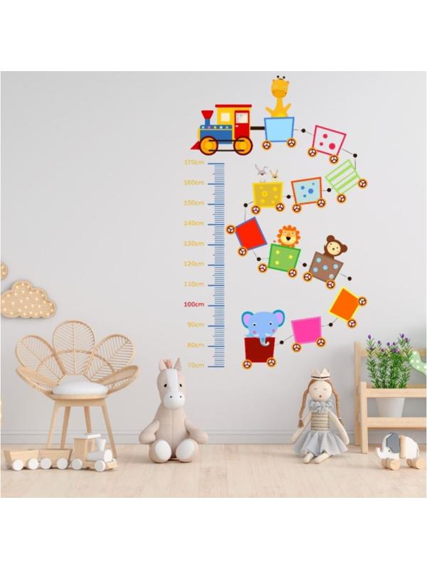 Наклейка пластик интерьерная цветная ростомер 