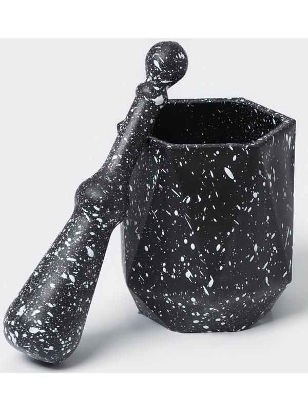 Ступка с толкушкой «Грани», пластик