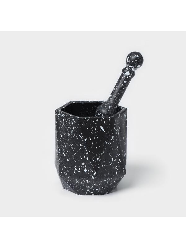 Ступка с толкушкой «Грани», пластик