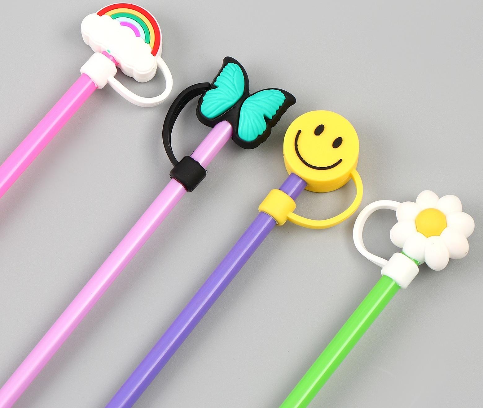 Трубочки для коктейля «Лето», набор 4 шт, цвет МИКС