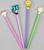 Трубочки для коктейля «Лето», набор 4 шт, цвет МИКС