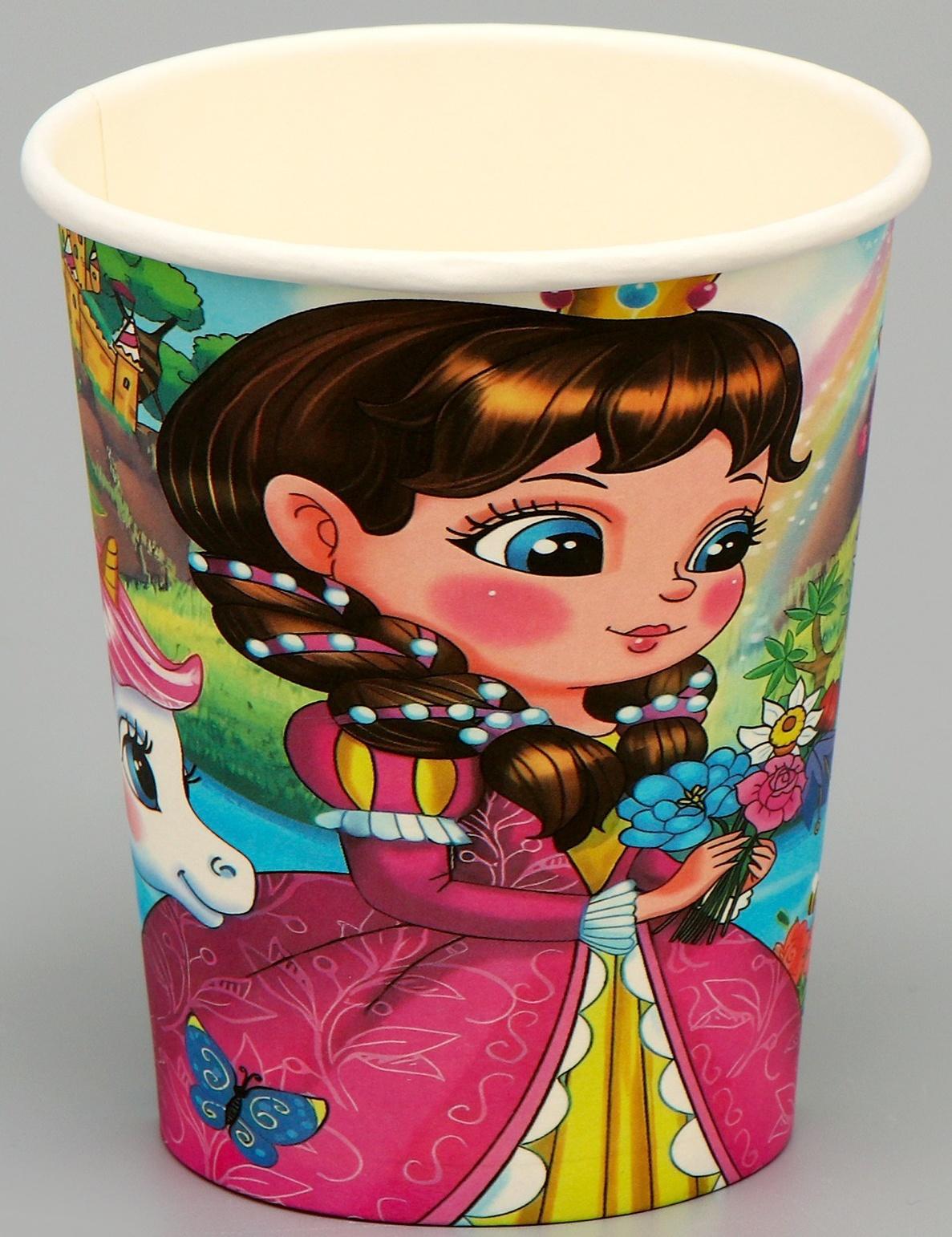 Стаканы бумажные «Принцесса»