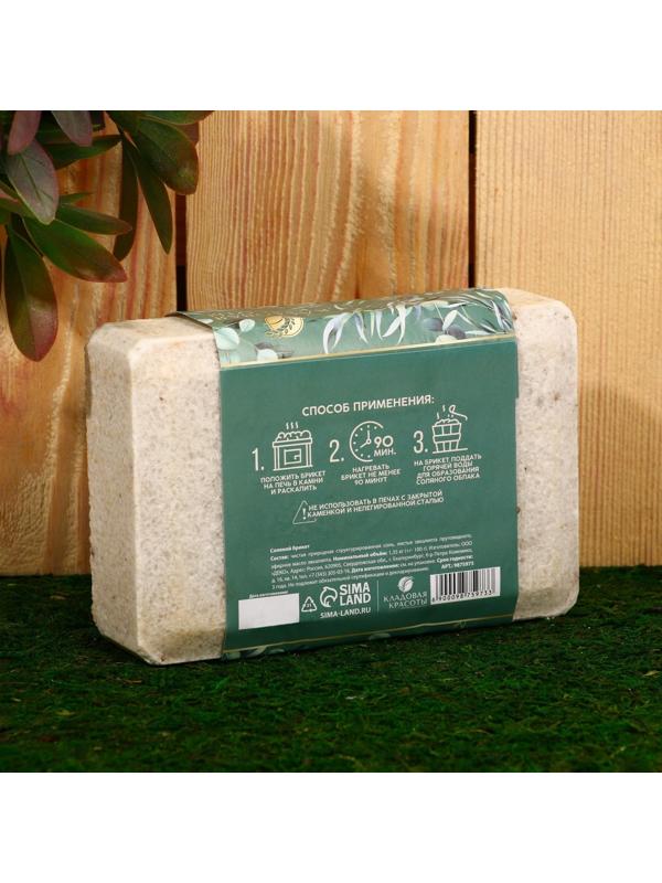 Соляной брикет с листьями эвкалипта, 1,35 кг