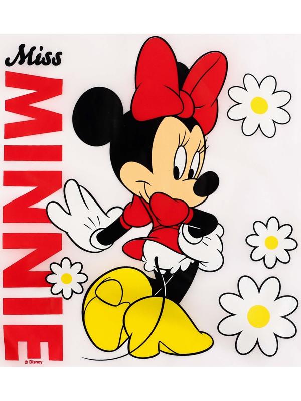 Дождевик детский, размер S, 92-98 см, Минни Маус