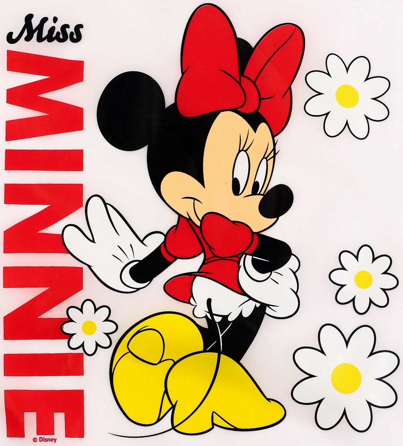 Дождевик детский, размер L, 110-120 см , Минни Маус