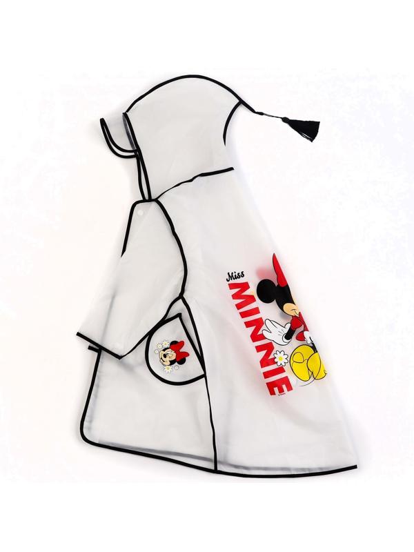 Дождевик детский, размер L, 110-120 см , Минни Маус
