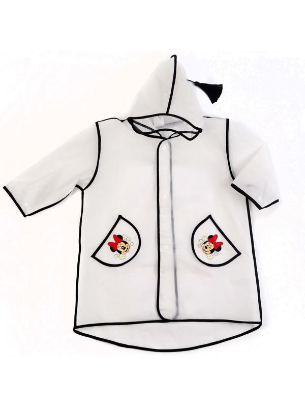 Дождевик детский, размер L, 110-120 см , Минни Маус