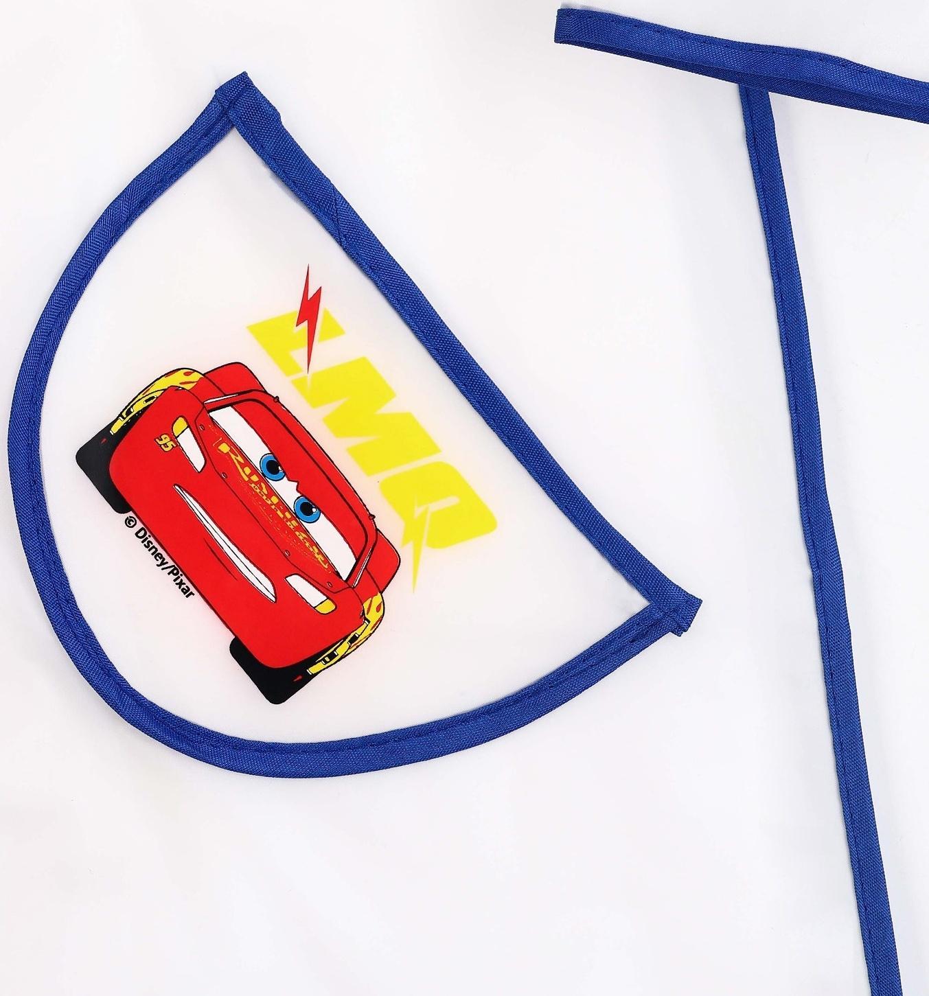 Дождевик детский, размер S, 92-98 см, Тачки