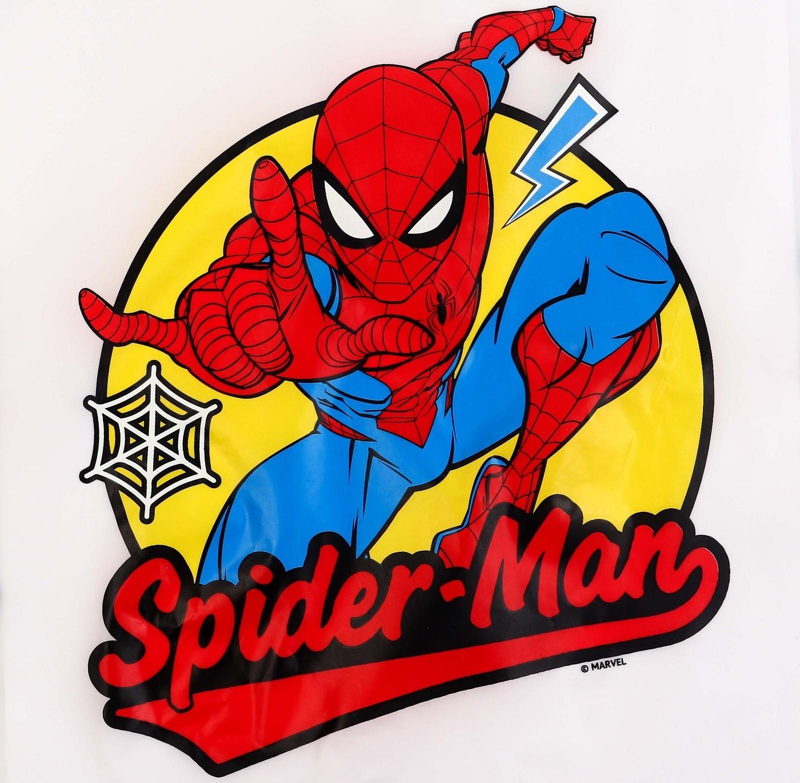 Дождевик детский, размер L, 110-120 см , Человек-паук