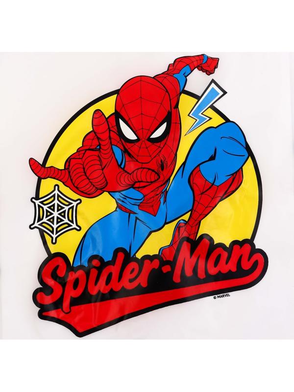 Дождевик детский, размер L, 110-120 см , Человек-паук