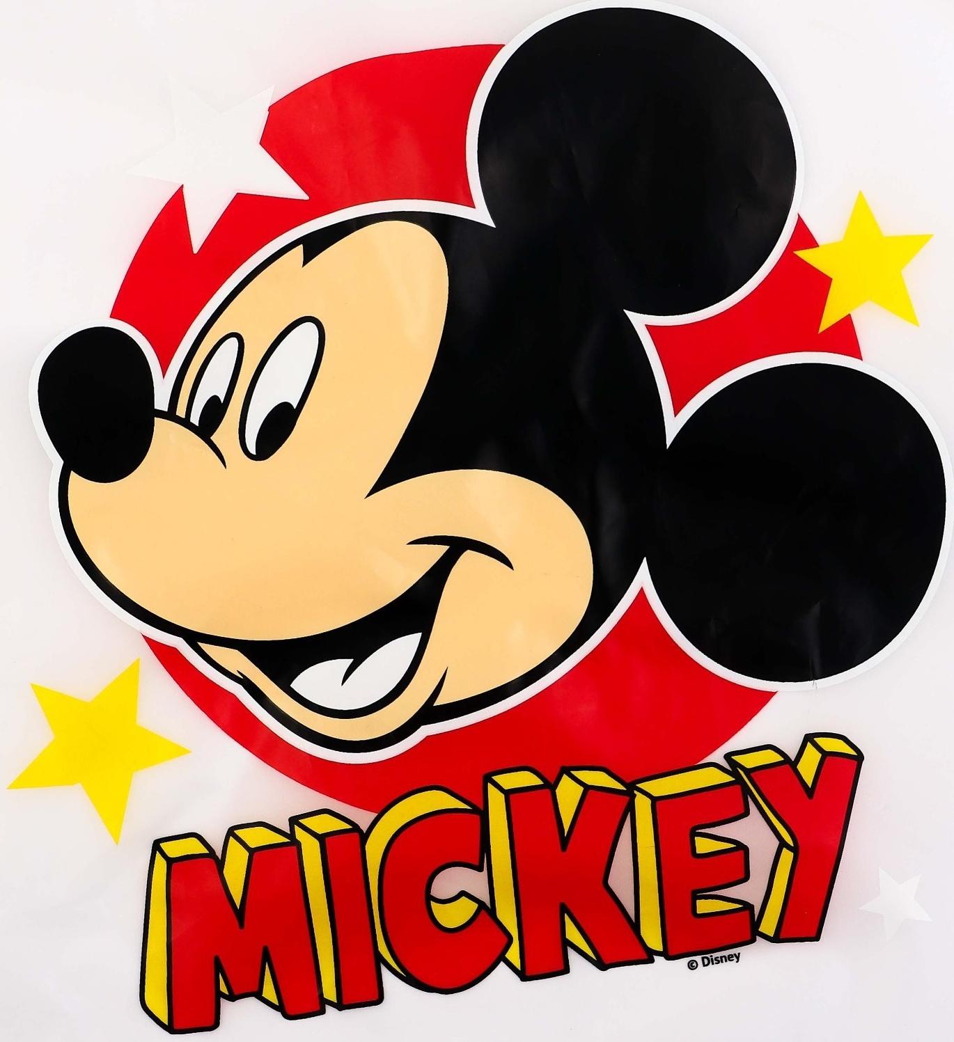 Дождевик детский, размер M, 100-110 см, Микки Маус