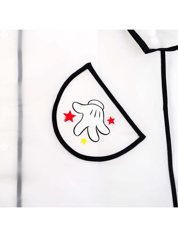 Дождевик детский, размер M, 100-110 см, Микки Маус