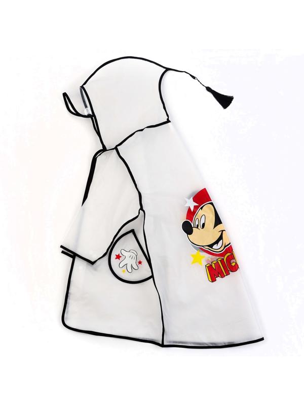 Дождевик детский, размер M, 100-110 см, Микки Маус