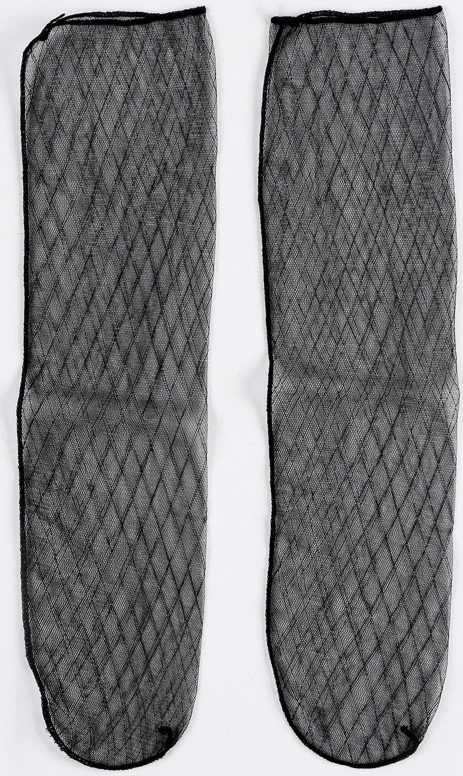 Карнавальный аксессуар- носки, цвет черный в клетку