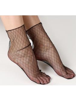 Карнавальный аксессуар- носки, цвет черный в клетку