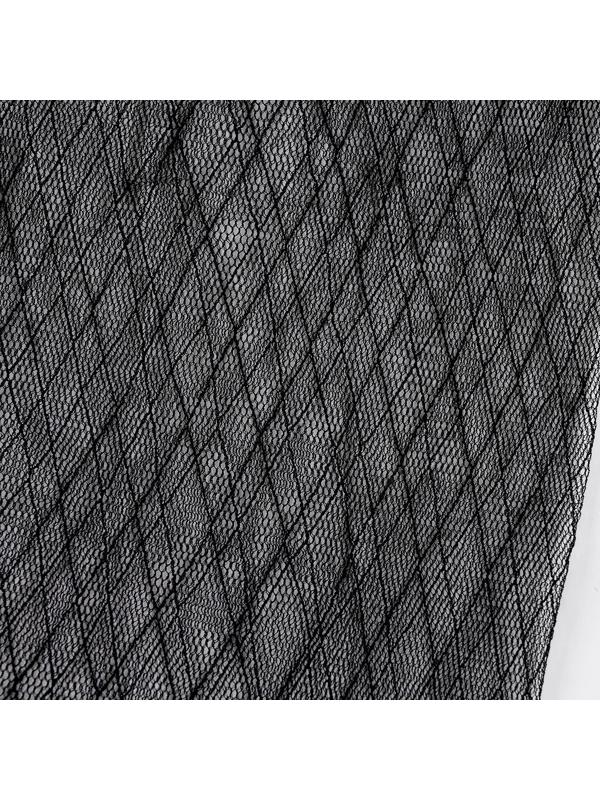 Карнавальный аксессуар- носки, цвет черный в клетку