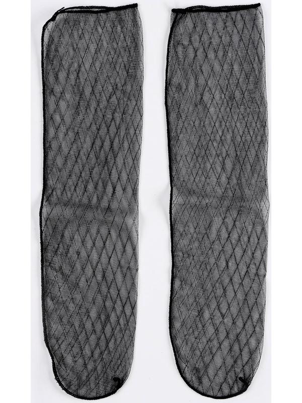 Карнавальный аксессуар- носки, цвет черный в клетку