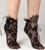 Карнавальный аксессуар- носки, цвет черный, кружево