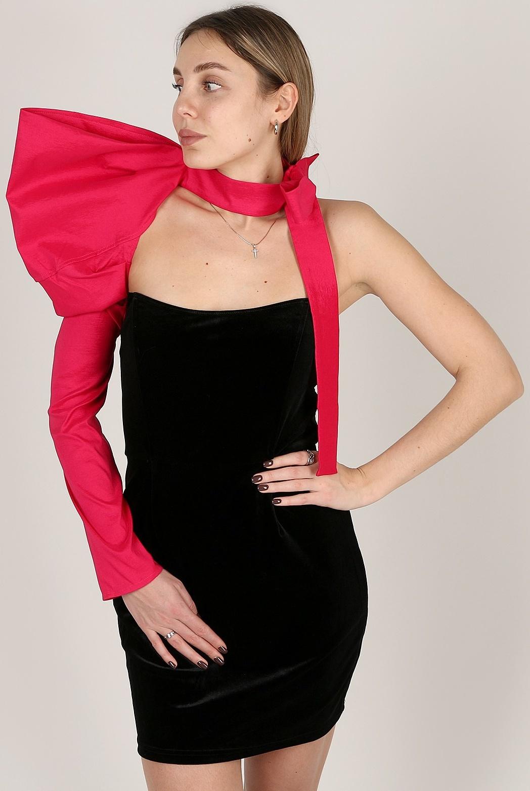 Карнавальный аксессуар - рукав + объемное плечо, цвет фуксия+ сюрприз