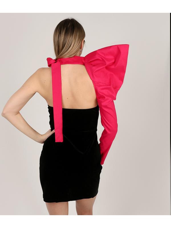 Карнавальный аксессуар - рукав + объемное плечо, цвет фуксия+ сюрприз