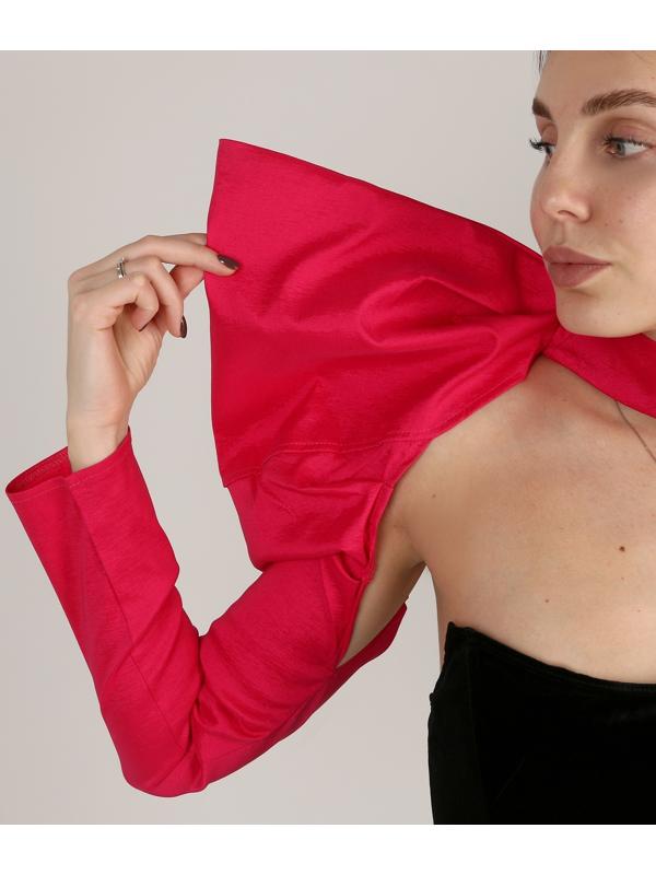 Карнавальный аксессуар - рукав + объемное плечо, цвет фуксия+ сюрприз