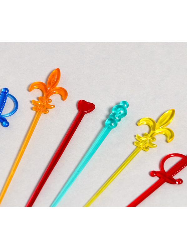 Шпажки для канапе, вид МИКС, набор 50 шт