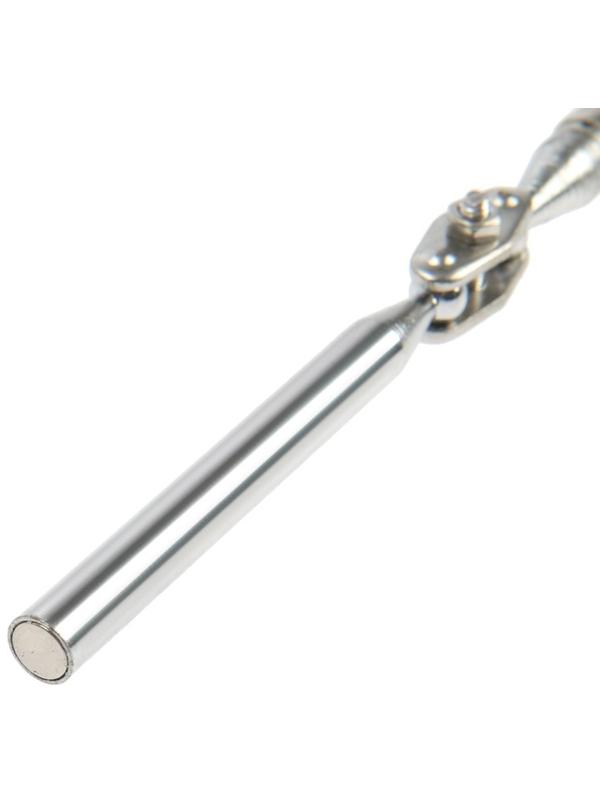 Магнит шарнирный телескопический ТУНДРА, длина изгиба 60 мм, 280 - 440 мм, до 0.5 кг