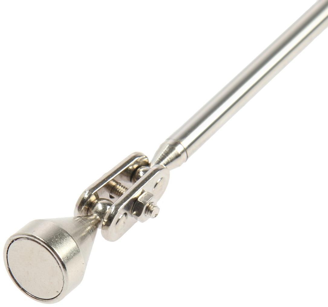 Магнит шарнирный телескопический ТУНДРА, диаметр 15 мм, 200 - 690 мм, до 1.5 кг