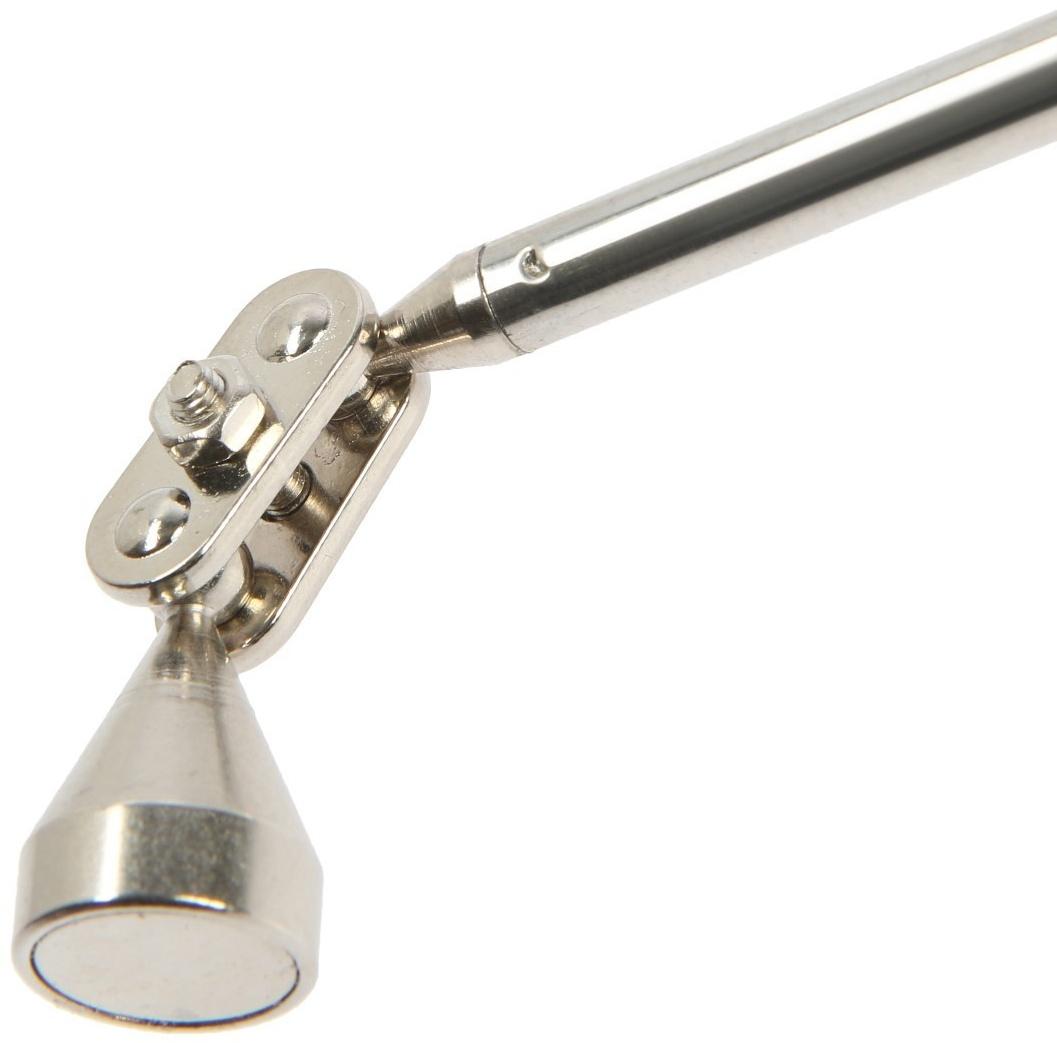 Магнит шарнирный телескопический ТУНДРА, диаметр 15 мм, 200 - 690 мм, до 1.5 кг