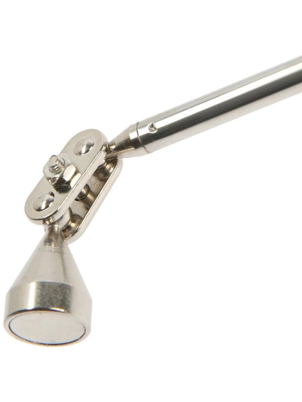 Магнит шарнирный телескопический ТУНДРА, диаметр 15 мм, 200 - 690 мм, до 1.5 кг