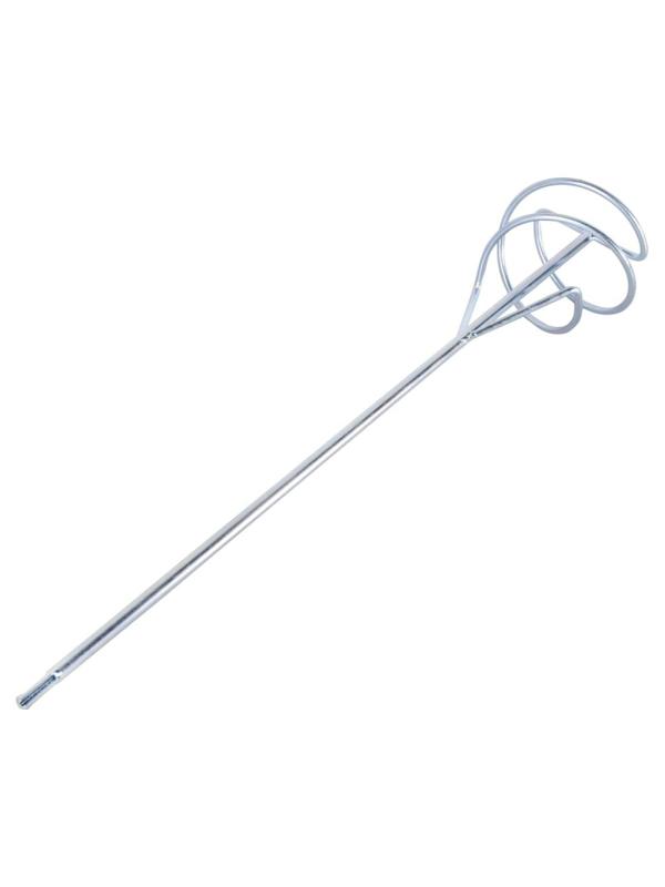 Насадка -миксер оцинкованная 120х600 мм, М14 для строительных смесей Вихрь