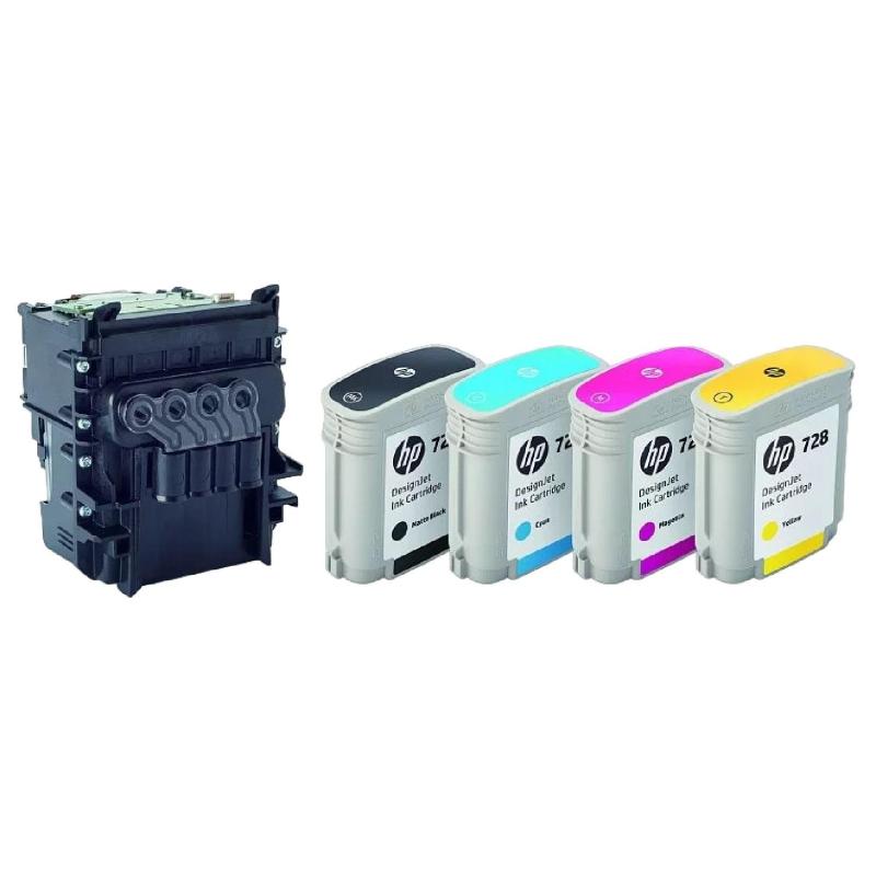 Головка печатающая HP 729 F9J81A матовый для HP HP DesignJet T830 (4 цвета)