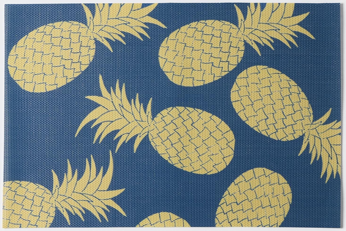 Набор салфеток сервировочных Доляна Memory, 2 шт, 45×30 см, цвет синий