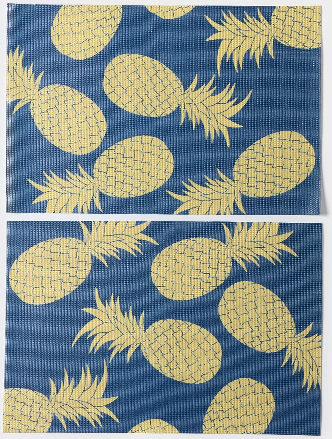 Набор салфеток сервировочных Доляна Memory, 2 шт, 45×30 см, цвет синий