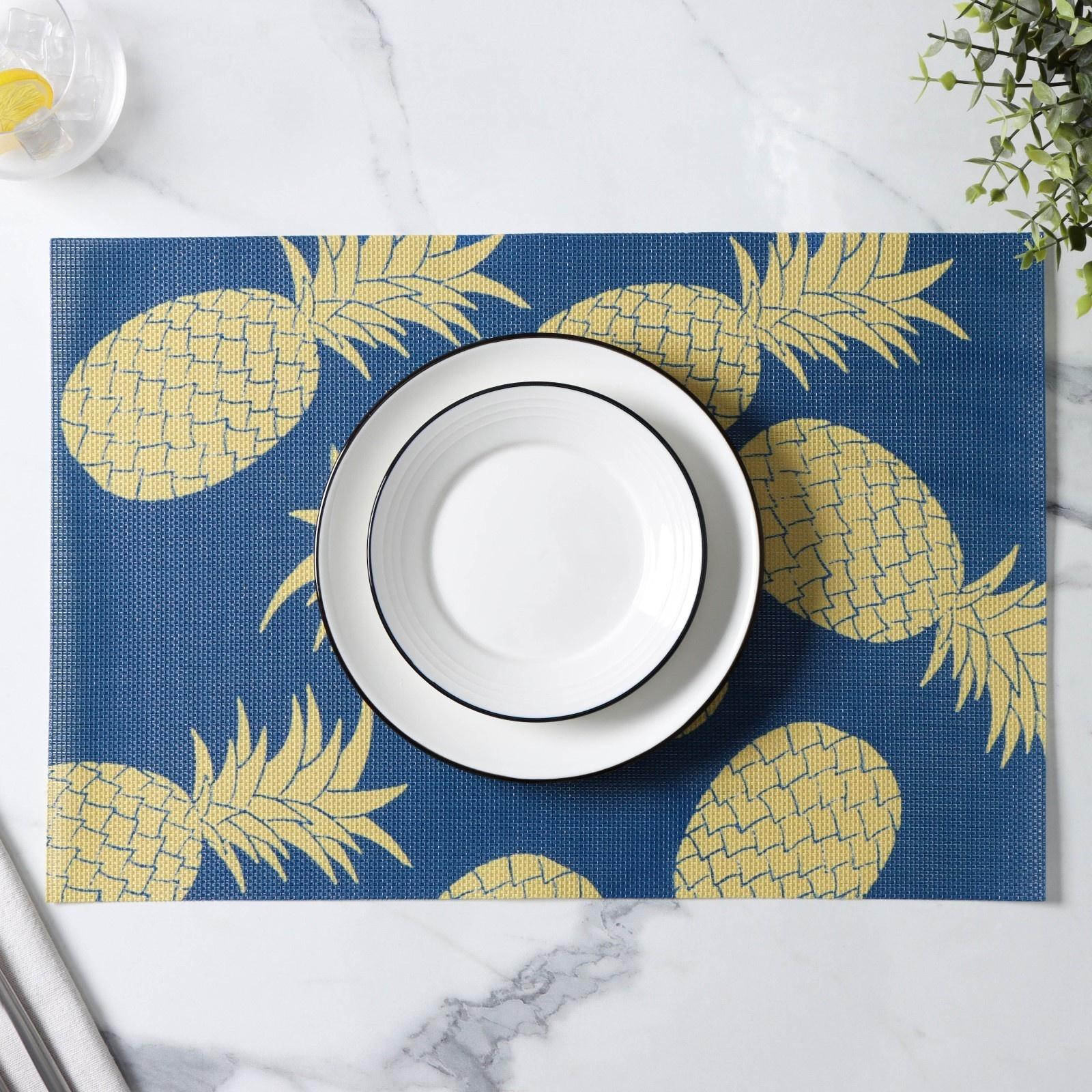 Набор салфеток сервировочных Доляна Memory, 2 шт, 45×30 см, цвет синий