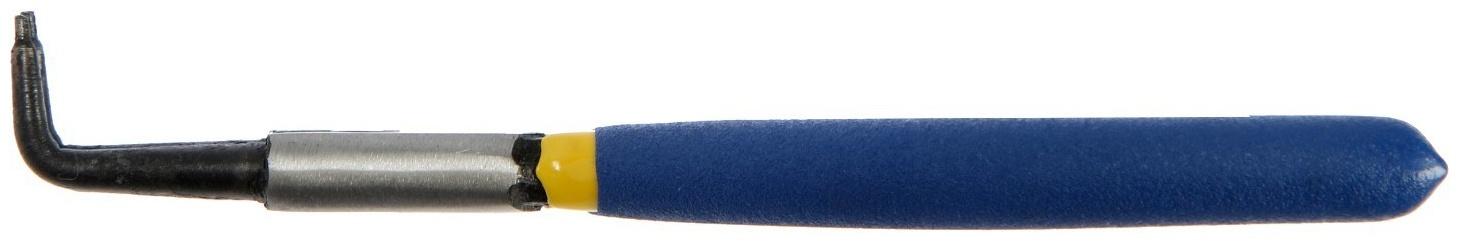 Съемник внешних стопорных колец ТУНДРА, изогнутые губки на разжим, 170 мм