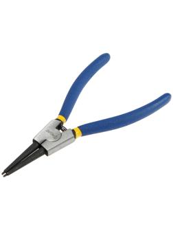 Съемник внешних стопорных колец ТУНДРА, прямые губки на разжим, 170 мм