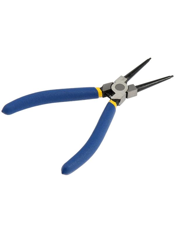 Съемник внутренних стопорных колец ТУНДРА, прямые губки на сжим, 170 мм