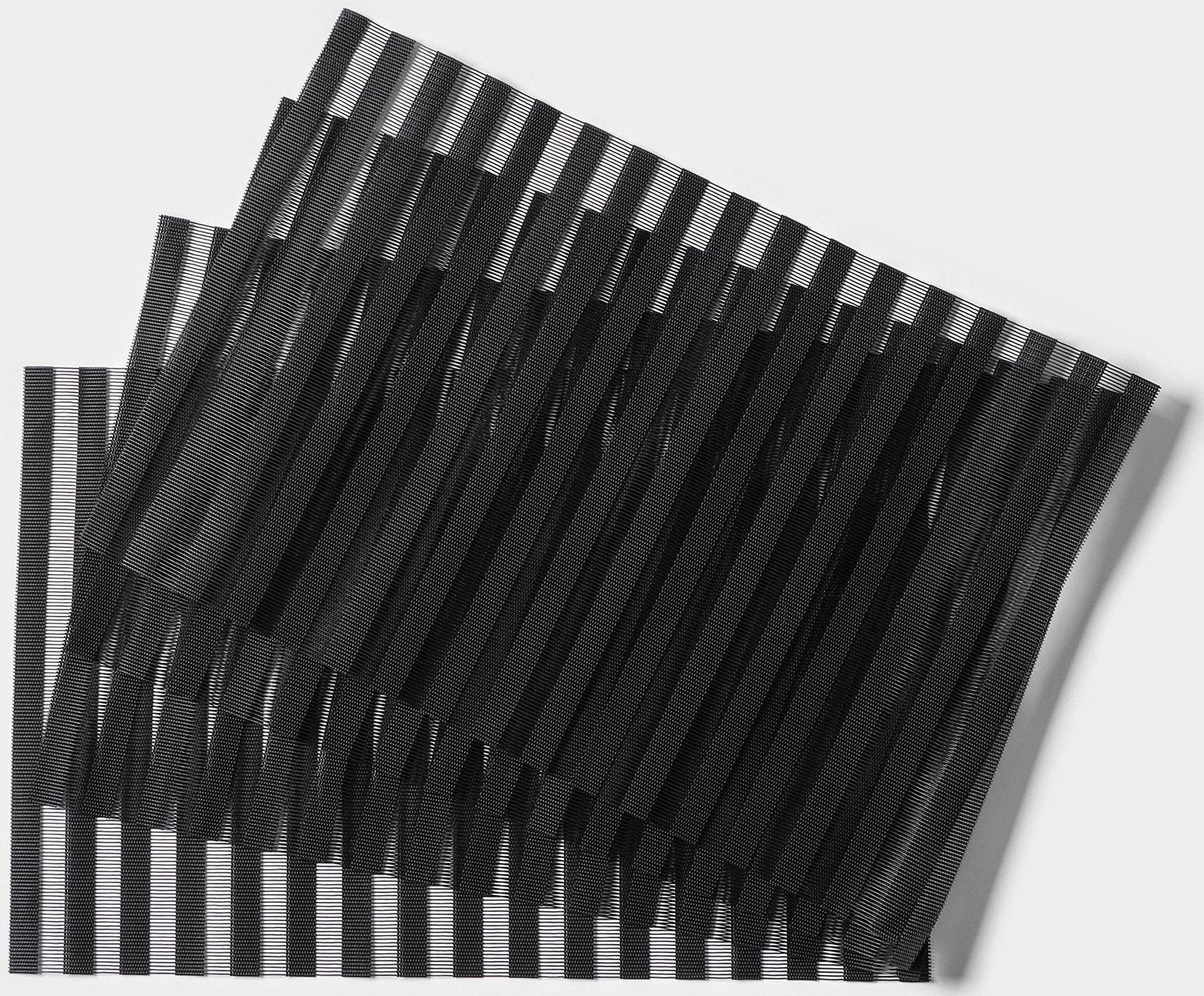 Набор салфеток сервировочных Magistro, 4 шт, 30×45 см, цвет чёрный