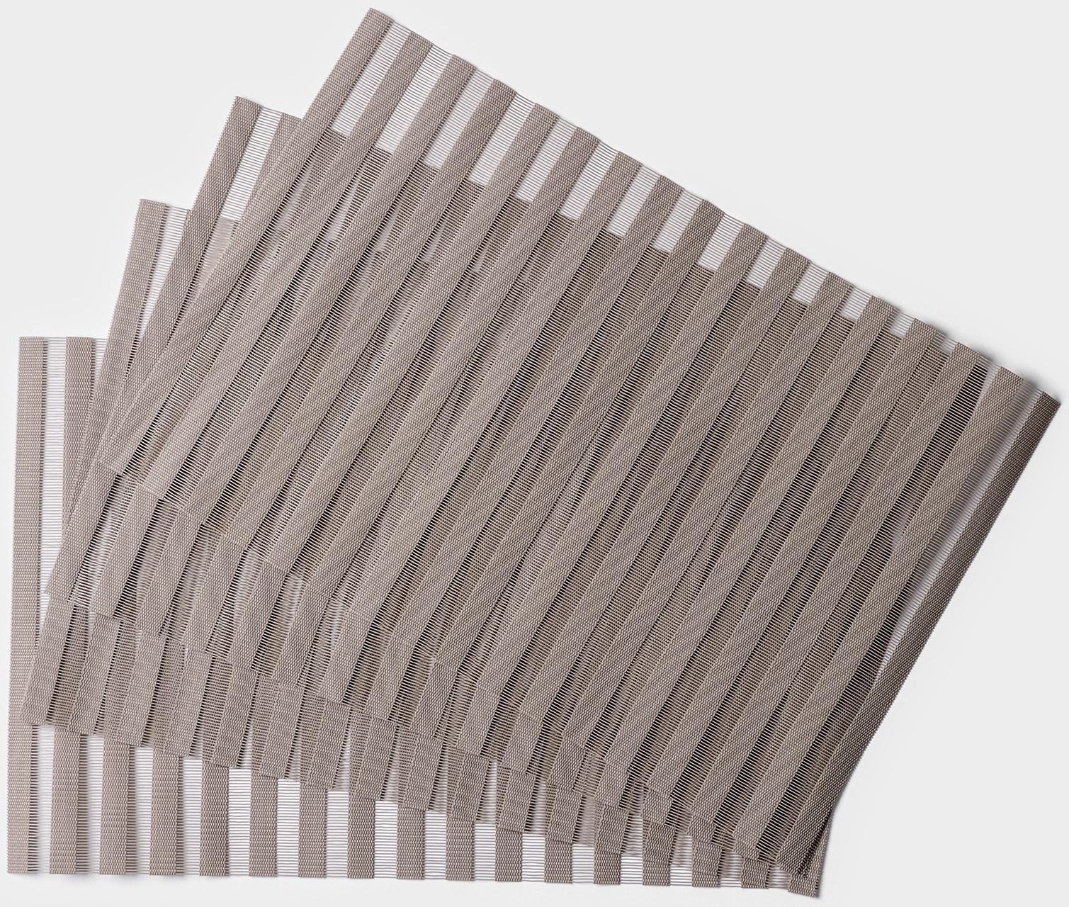 Набор салфеток сервировочных Magistro, 4 шт, 30×45 см, цвет коричневый