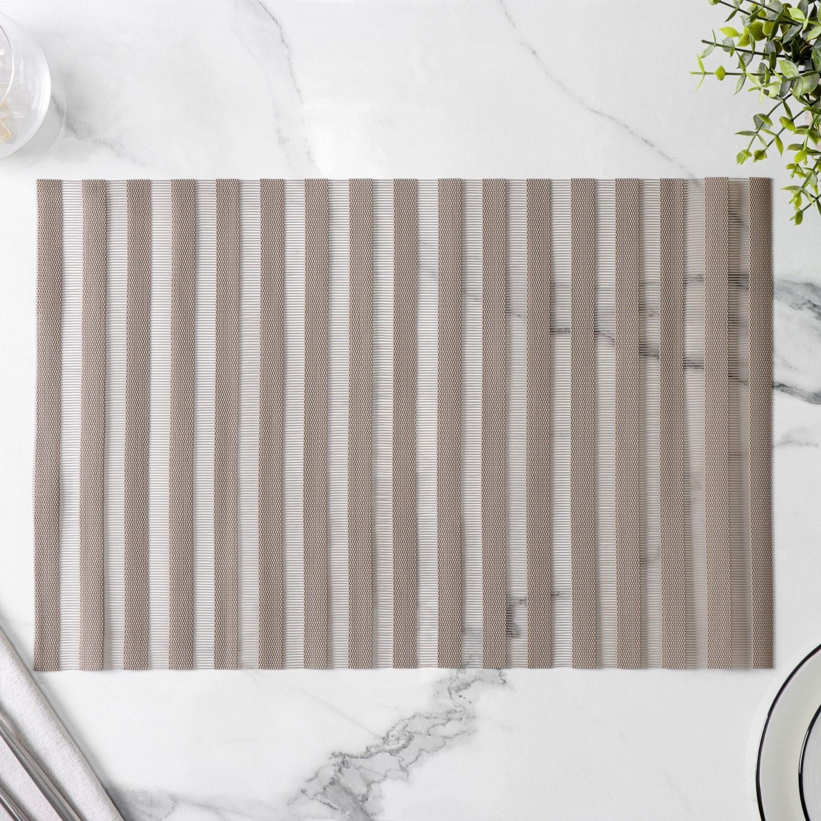 Набор салфеток сервировочных Magistro, 4 шт, 30×45 см, цвет коричневый