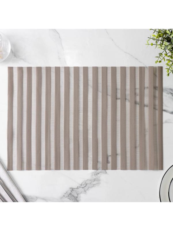 Набор салфеток сервировочных Magistro, 4 шт, 30×45 см, цвет коричневый