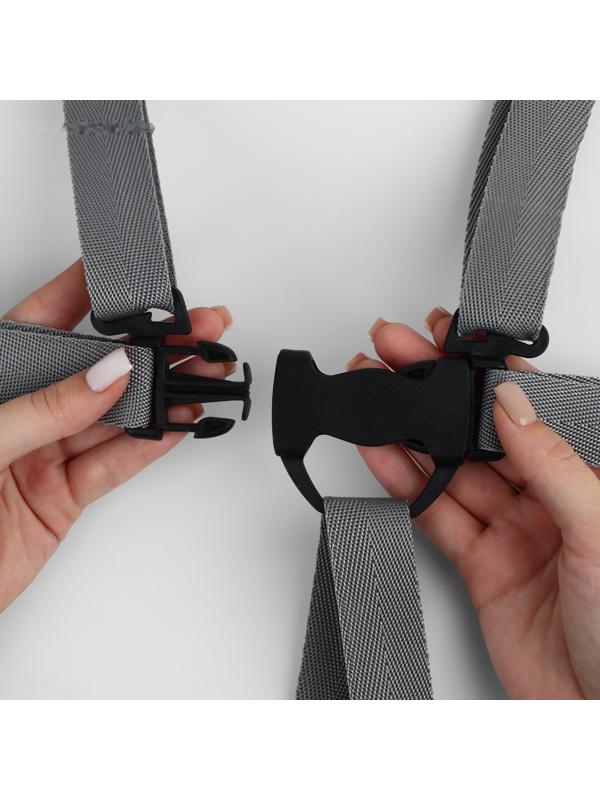 Фастекс 22, 25, 27 мм, пятерной, нагрузка до 35 кг цвет чёрный