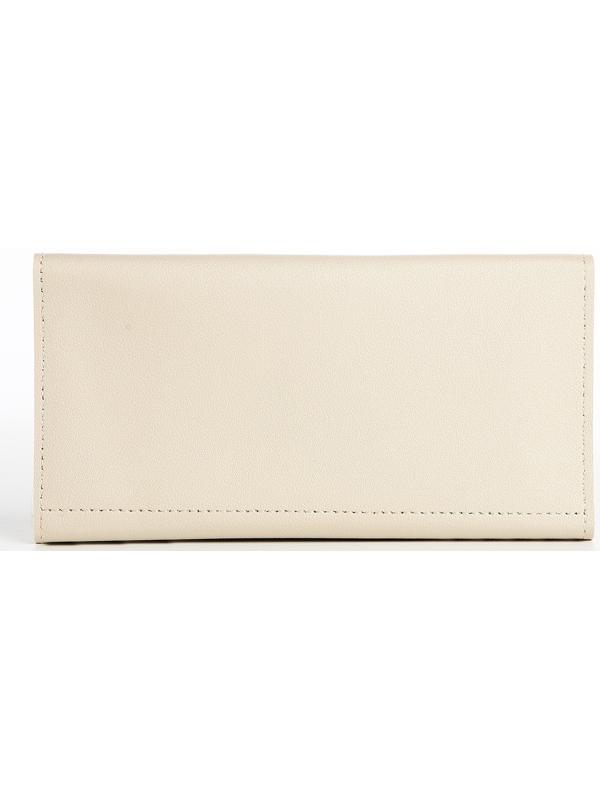 Кошелёк на молнии, цвет бежевый